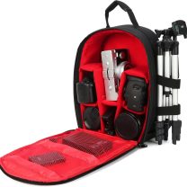 G-raphy Camera Bag Backpack Camera Case Photography Backpack with Tripod Holder/Raincover for DSLR SLR Cameras, Flashes etc Men Women